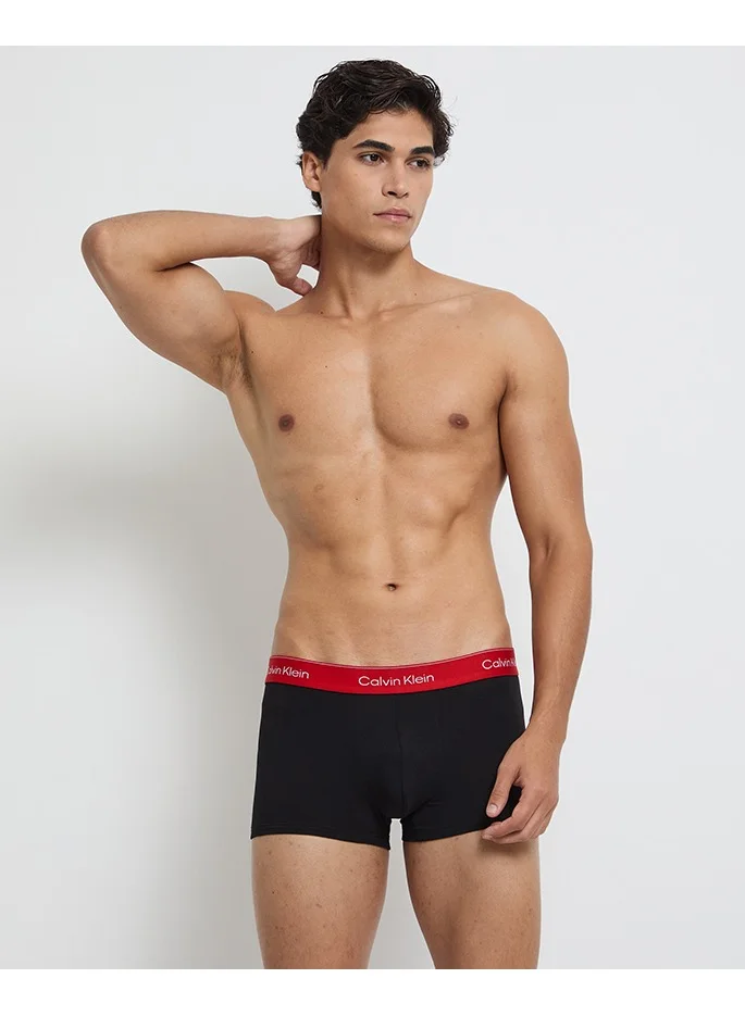 CALVIN KLEIN 3 Pack Low Rise Trunks - Icon Cotton Stretch